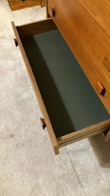 Mid century. TEAK TECK. Buffet, grande table chevet , commode, d - Photo 5