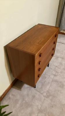 Mid century. TEAK TECK. Buffet, grande table chevet , commode, d - Photo 7