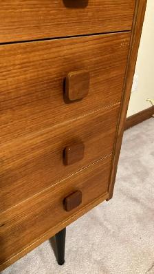 Mid century. TEAK TECK. Buffet, grande table chevet , commode, d - Photo 8