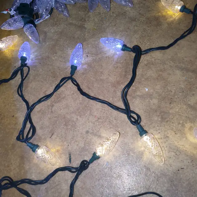 Christmas lights 18ft