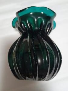 Hand Blown Art Glass vase 5' tall, 4' wide