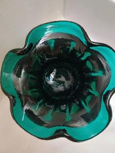 Hand Blown Art Glass vase 5' tall, 4' wide - Photo 2