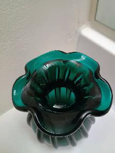 Hand Blown Art Glass vase 5' tall, 4' wide - Photo 3