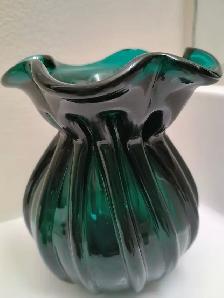 Hand Blown Art Glass vase 5' tall, 4' wide - Photo 5