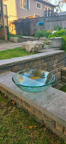 Clear Glass Vessel Sink - Photo 2