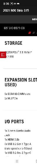 2021 ROG Strix G15G513IC-BS71-CB - Photo 5