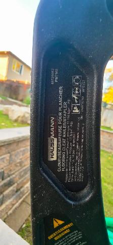 HAUSSMANN Floor Nailer - Photo 2