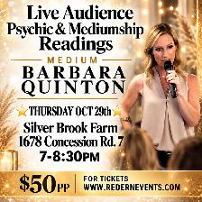 Live Audience Psychic and Mediumship Readings, Tottenham ON