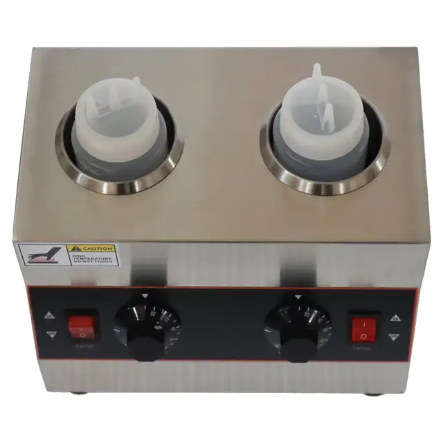 2 Pot Electric Sauce warmer 020428