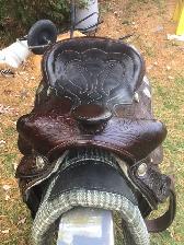 MAGNIFIQUE SELLE WESTERN , MANTEAUX ET SANGLES - Photo 4