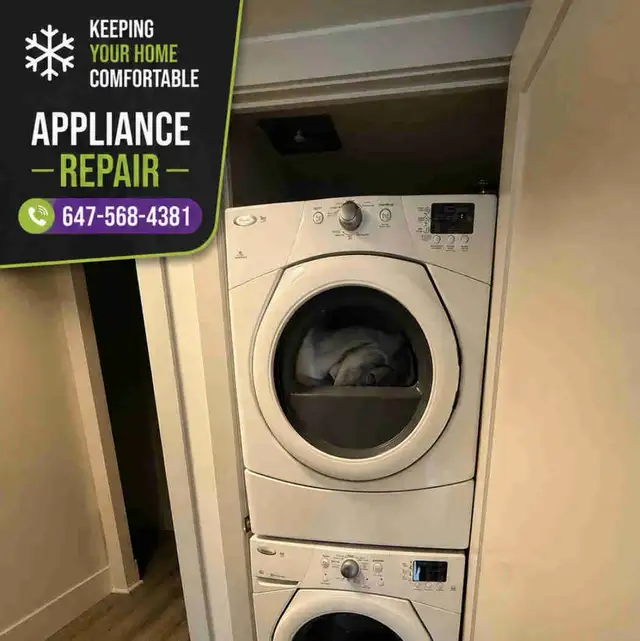 Washer and dryer repair for fix