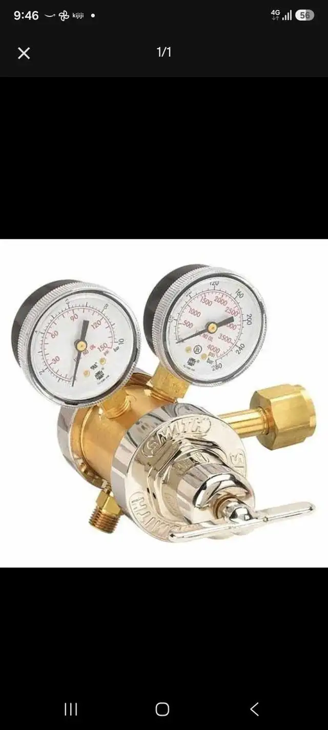 MILLER TWO STAGE GAS REGULATOR