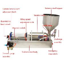 110V 1000-5000ml One Head Pneumatic Paste Liquid Filler 160408 - Photo 3