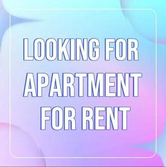I'm looking for an apartment