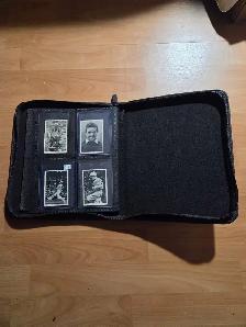112 toploader carrying case c/w 10- 1935 cards