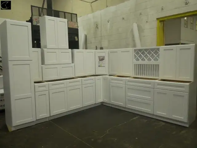 Arcadia White Kitchen Cabinet Set — 12 ft x 15 ft