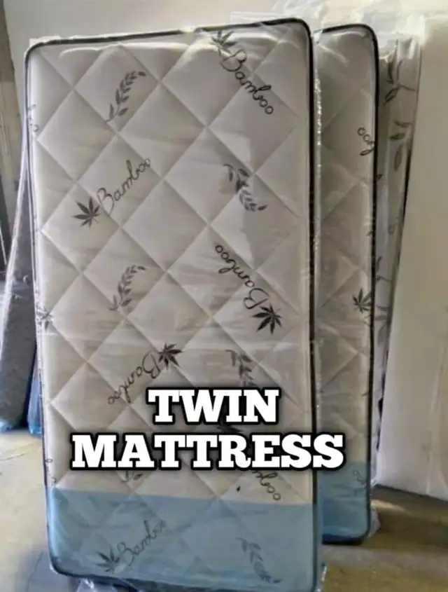 New Single Twin Mattress - Factory Sealed - Free Delivery