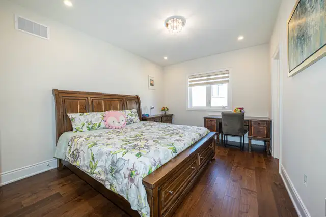 Private master bedroom with ensuite bathroom in Oakville