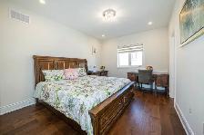 Private master bedroom with ensuite bathroom in Oakville