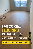 Hardwood, Carpet, Laminate & Vinyl Flooring Installation
