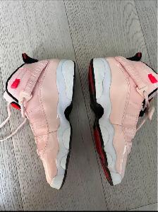 Nike Air Jordan 6 Rings GS Atmosphere Pink Patent 6.5Y Womens 8 - Photo 3