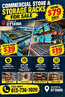 Commercial Store & Storage Racks for Sale: Ottawa