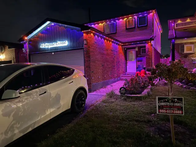 Govee and Christmas lights installations