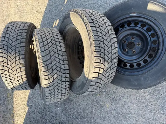 Winter tire (on rim) change over service.