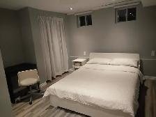 1 bed furnished Basement downtown