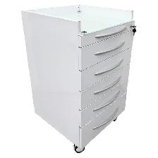 5 Drawer Dental storage cabinet mobile cart Tool 300397 - Photo 3