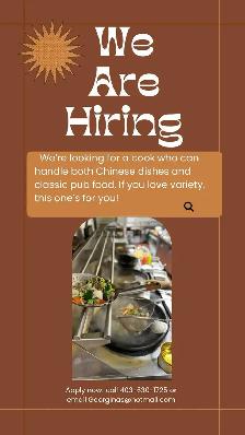 full time cook