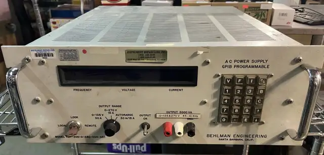 Behlman KST-300-O-350-365-451 AC Power Supply 3000 VA