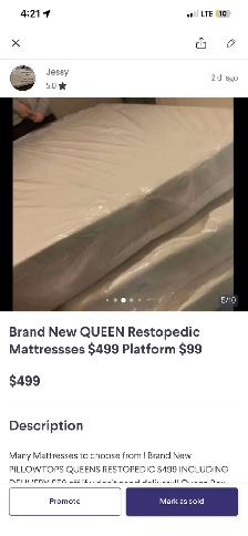 Brand New QUEEN Platform Frames $199 Free Delivery - Photo 6