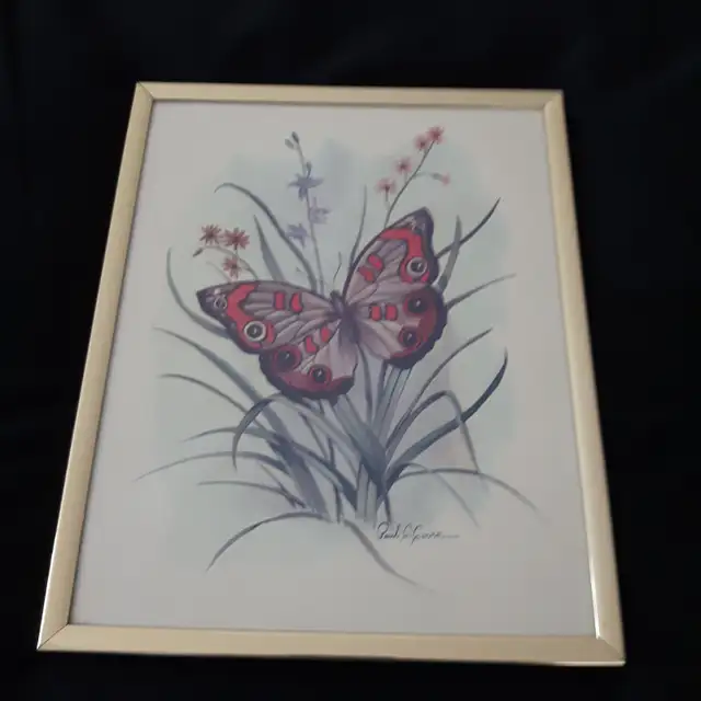 BEAU CADRE NEUF ROSE 10'x14'HAUT MONTRANT ROSIER TURBINE: $20.00