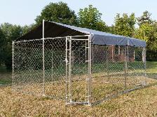 Heavy-Duty 10×10×6 ft Outdoor Dog Kennel w/ UV Canopy - Photo 2
