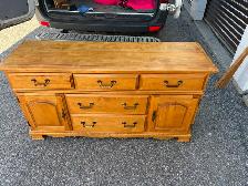 Free delivery used Oak dresser