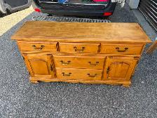 Free delivery used Oak dresser - Photo 2