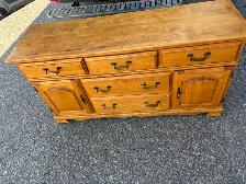 Free delivery used Oak dresser - Photo 3