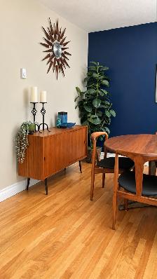 Mid century. TEAK TECK meuble. Crédence, buffet, bar, vaisselier - Photo 10