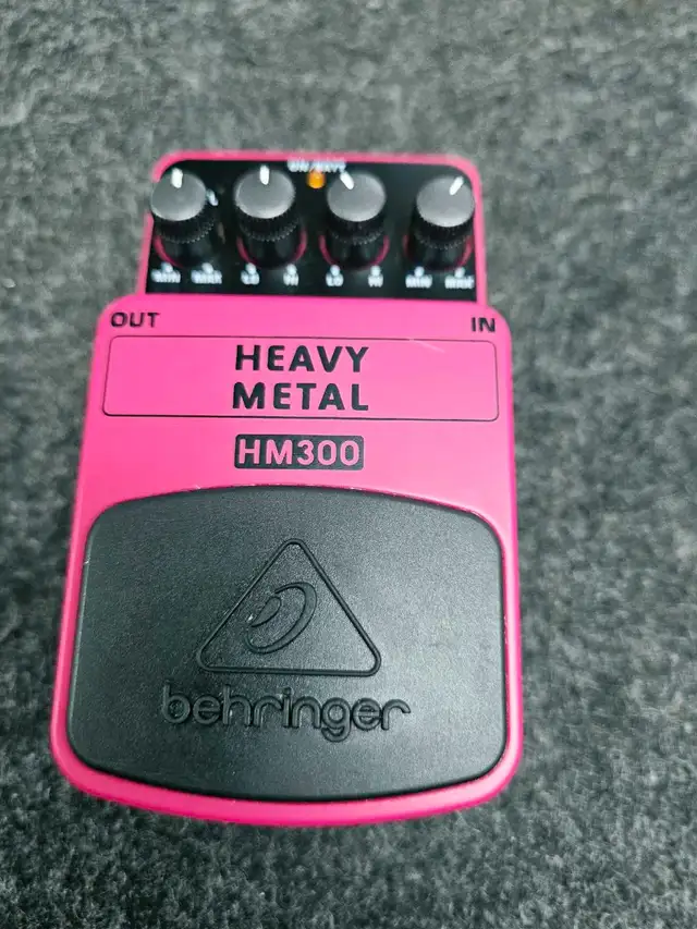 pédale de guitare heavy métal