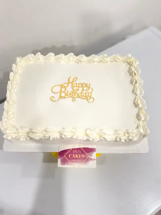 Classic Vanilla cake GTA Slab cake 20-30 servings