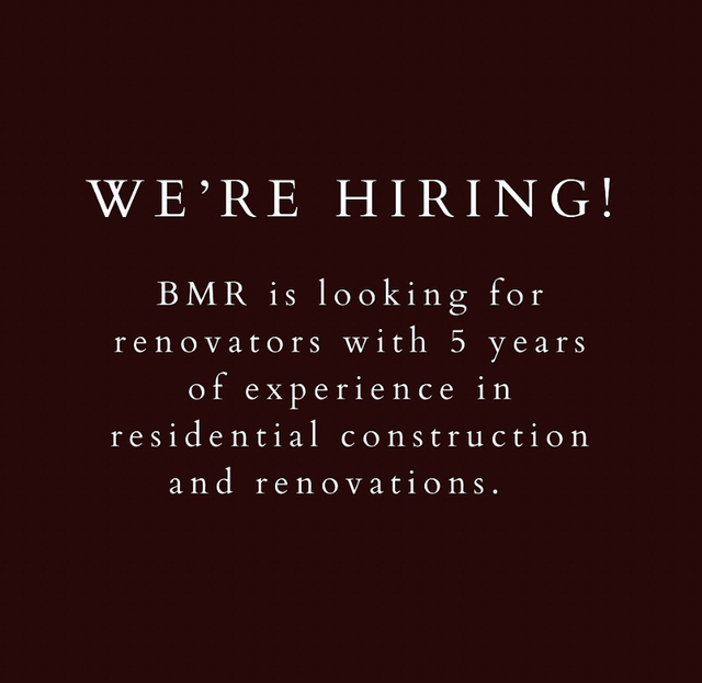 Experienced Carpenter Position Open
