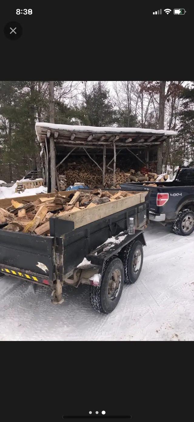 Seasoned mixed firewood