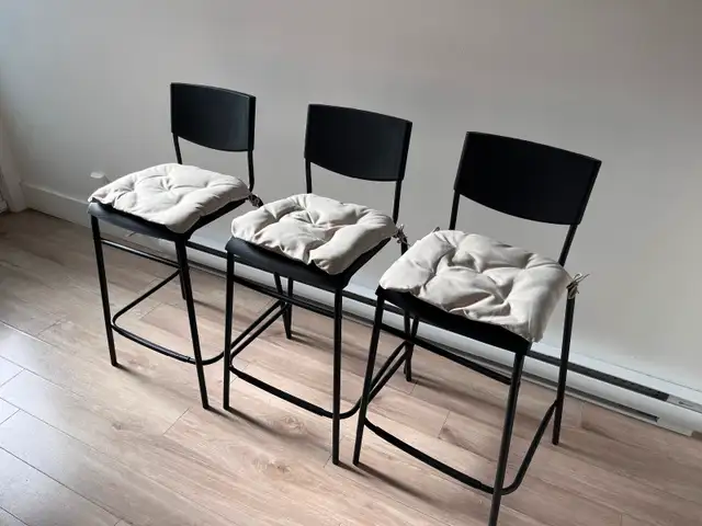 3 chaises de bar - 3 Bar chairs