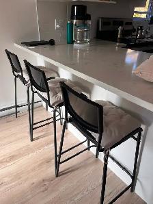 3 chaises de bar - 3 Bar chairs - Photo 2