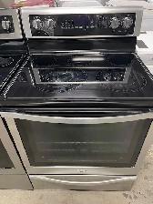 Cuisinière stainless vitrocéramique convection Whirlpool