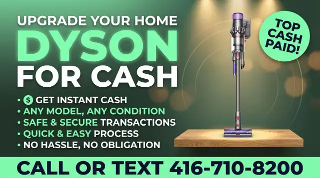 We’re Looking for Pre Owned Dyson Products