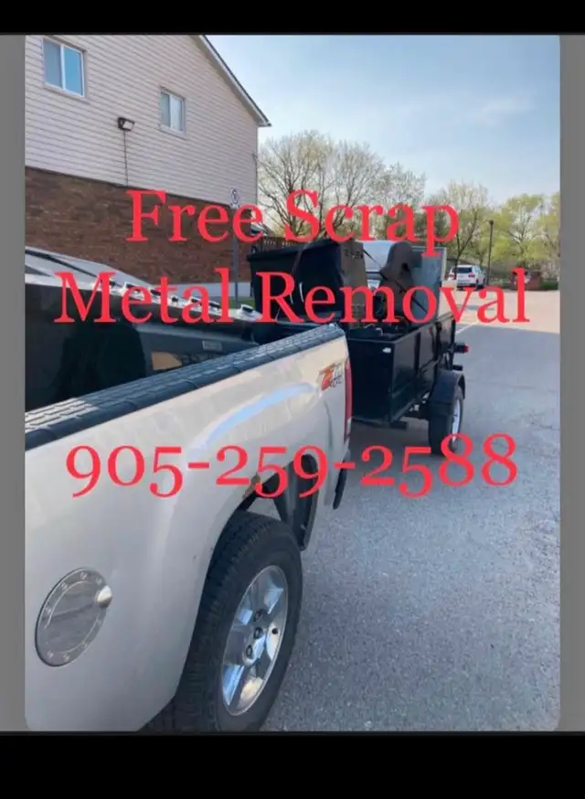 Free Whitby scrap  metal pick ups