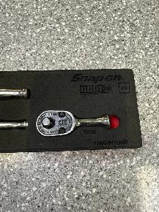 Snap On 103RT01FR 1/4" Drive 3 Piece Chrome Ratchet Foam Set - Photo 3
