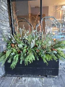 Luxury Winter Planters